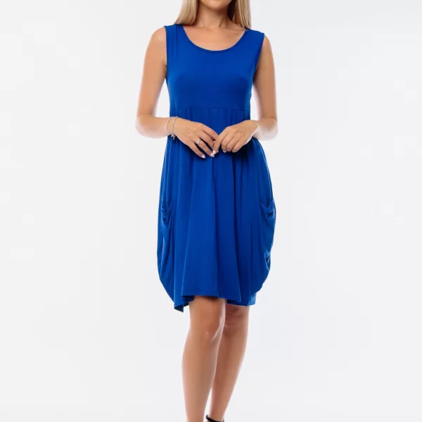ΦΟΡΕΜΑ ΑΜΑΝΙΚΟ ΣΑΚΟΣ ΚΟΝΤΟ ΜΕ ΤΣΕΠΕΣ Μπλε ρουά