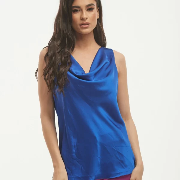 ΜΠΛΟΥΖΑ ΣΑΤΕΝ Μπλε ρουά