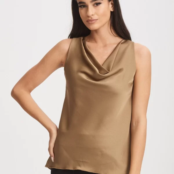 ΜΠΛΟΥΖΑ ΣΑΤΕΝ Μπεζ