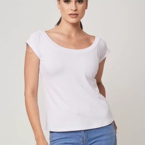 Boutique ΜΠΛΟΥΖΑ ΧΑΜΟΓΕΛΟ Ασπρο