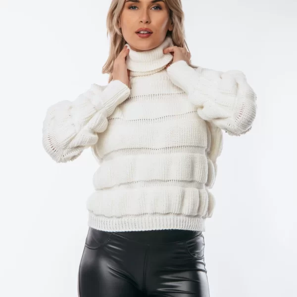 DRESS UP ΜΠΛΟΥΖΑ ΖΙΒΑΓΚΟ ΠΛΕΚΤΗ Άσπρο