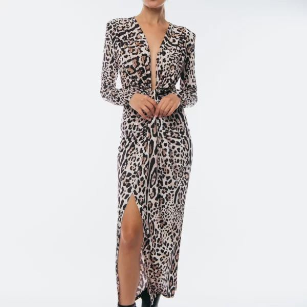 ΦΟΡΕΜΑ ΛΕΟΠΑΡ ΜΕ ΔΕΣΙΜΟ ΜΠΡΟΣΤΑ Μαύρο