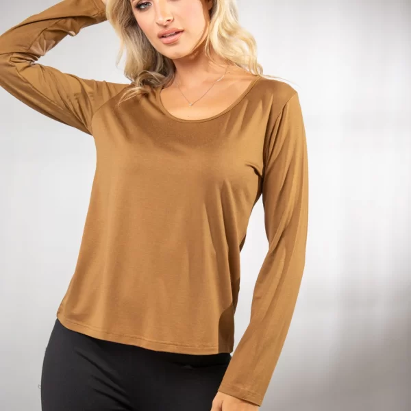 ΜΠΛΟΥΖΑ ΛΑΙΜΟΚΟΨΗ Καφέ