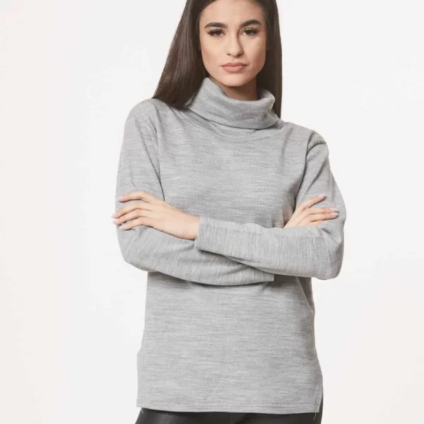 ΜΠΛΟΥΖΑ ΜΕ ΓΙΑΚΑ ΓΚΡΙ Γκρι