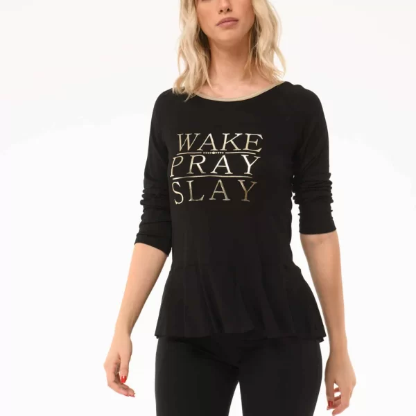 ΜΠΛΟΥΖΑ ΤΥΠΩΜΑ ΜΕ ΒΟΛΑΝ Πράσινο