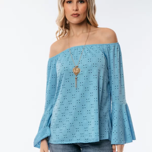 ΜΠΛΟΥΖΑ ΕΞΩ ΩΜΟΙ ΚΑΙ ΚΡΕΜΑΣΤΟ Σιέλ