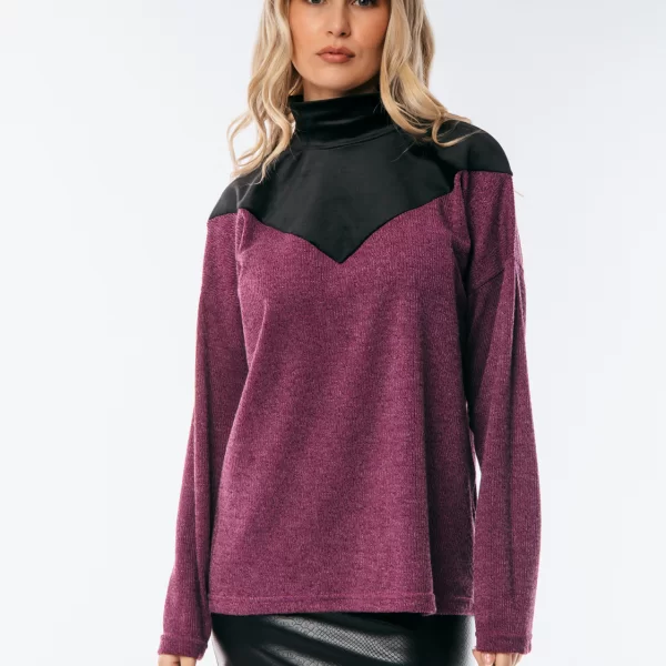 ΜΠΛΟΥΖΑ ΖΙΒΑΓΚΟ ΜΕ ΔΙΑΦΑΝΕΙΑ Ματζέντα