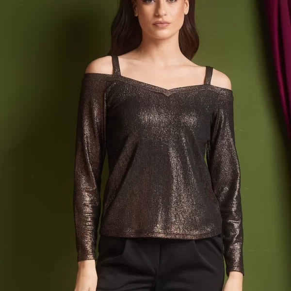 ΜΠΛΟΥΖΑ ΜΜ ΒΕ LUREX Μπρονζέ