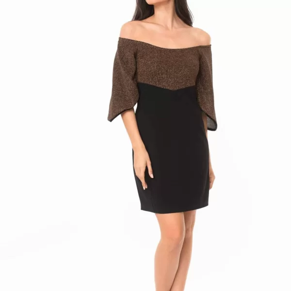 ΦΟΡΕΜΑ ΔΙΧΡΩΜΟ ΜΕ ΤΡΟΥΑΚΑΡ ΜΑΝΙΚΙ ΧΡΥΣΟ Χρυσό