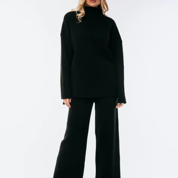 ECSTASY ΣΕΤ ΜΠΛΟΥΖΑ & ΠΑΝΤΕΛΟΝΑ Μαύρο