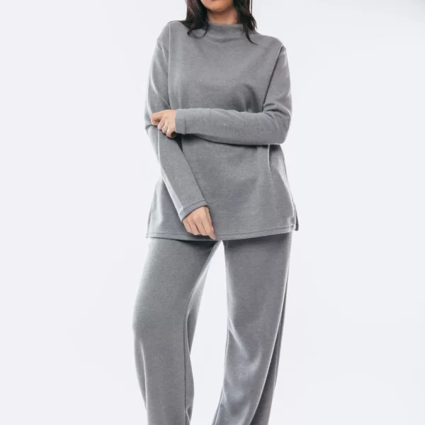 ΣΕΤ ΜΠΛΟΥΖΑ ΚΑΙ ΠΑΝΤΕΛΟΝΑ LUREX Ασημί