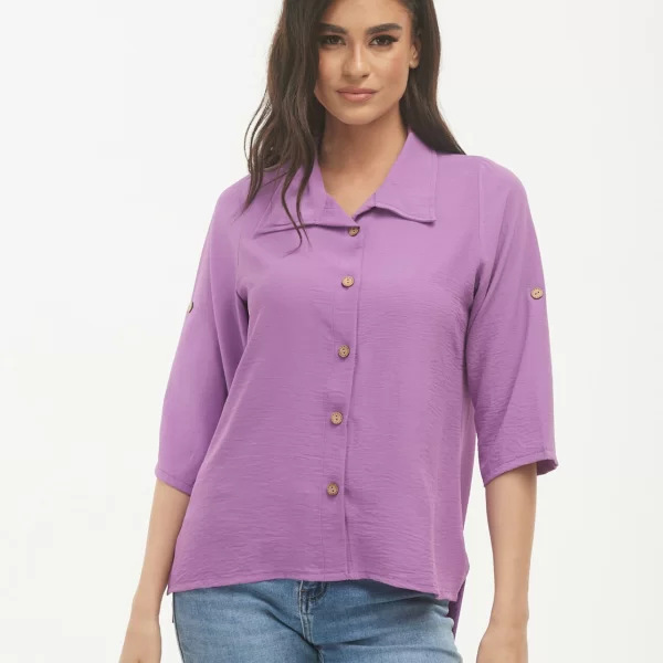 ΠΟΥΚΑΜΙΣΟ ΜΕ ΚΟΥΜΠΙΑ Λιλά