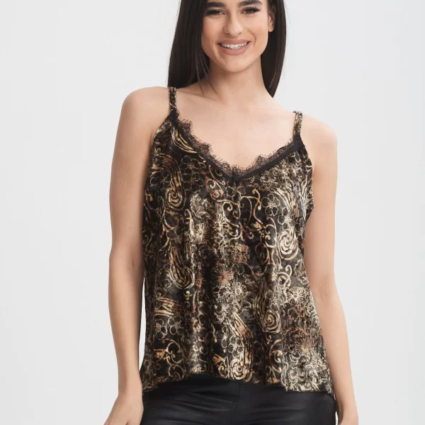 ΜΠΛΟΥΖΑ ΤΙΡΑΝΤΑ ΕΜΠΡΙΜΕ Εμπριμέ κίτρινο