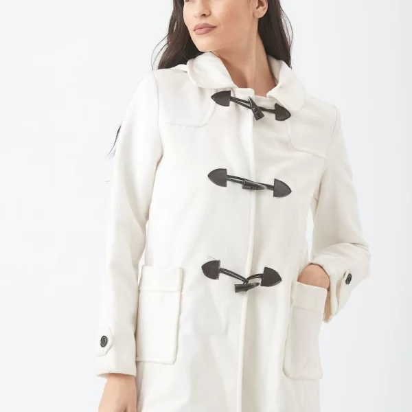 ΗΜΙΠΑΛΤΟ ΜΕ ΖΩΝΗ Άσπρο