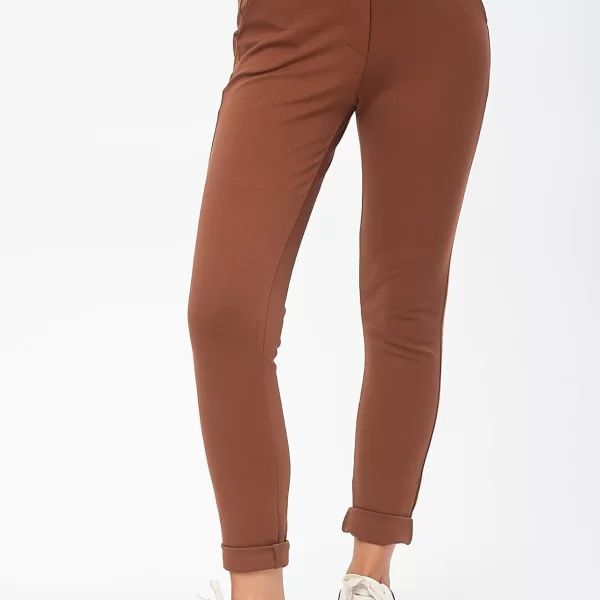 ΠΑΝΤΕΛΟΝΙ ΜΕ ΖΩΝΗ ΕΛΑΣΤΙΚΟ Καφέ