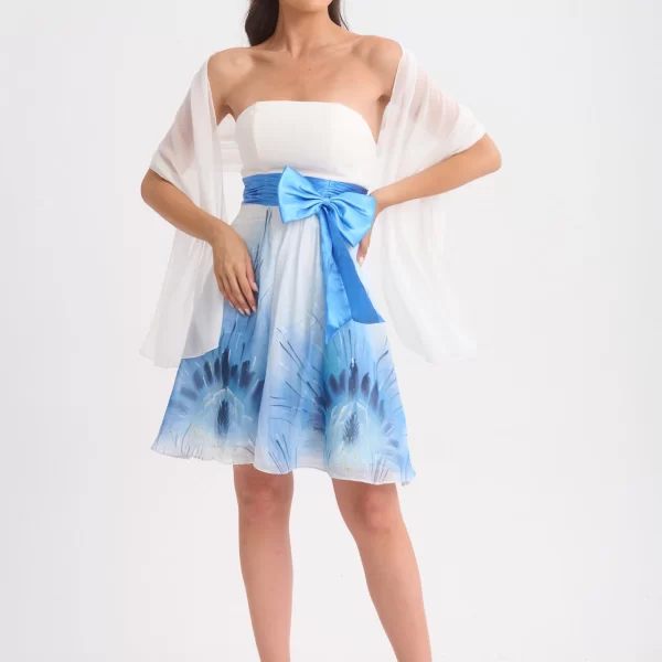 ΦΟΡΕΜΑ ΣΤΡΑΠΛΕΣ ΚΟΝΤΟ Ασπρο