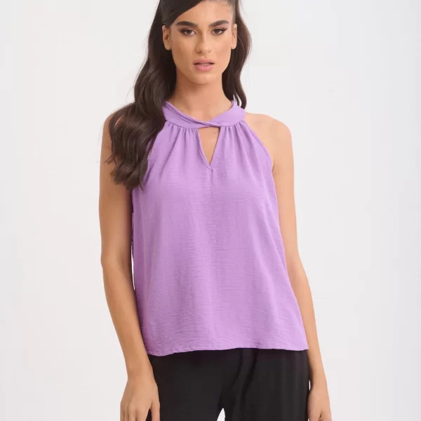 ΜΠΛΟΥΖΑ ΑΜΑΝΙΚΗ ΜΕ ΔΕΣΙΜΟ Λιλά