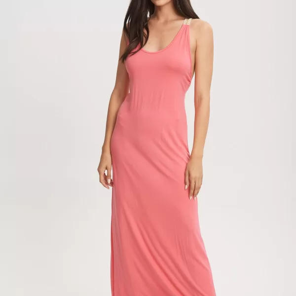 ΦΟΡΕΜΑ ΜΑΚΡΥ ΜΕ ΤΙΡΑΝΤΑ Ροζ