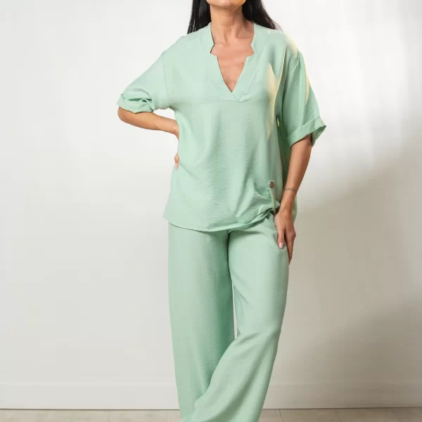 ΣΕΤ ΜΠΛΟΥΖΑ ΚΑΙ ΠΑΝΤΕΛΟΝΑ Μαύρο