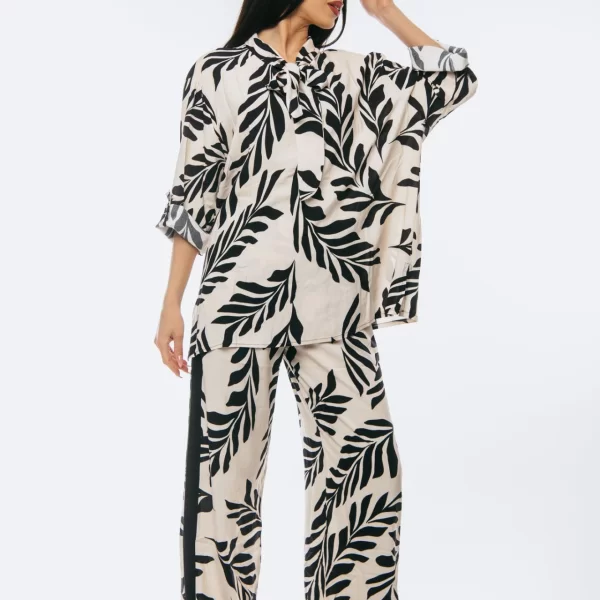 ΣΕΤ ΤΟΠ ΜΕ ΠΑΝΤΕΛΟΝΑ ΕΜΠΡΙΜΕ Άσπρο