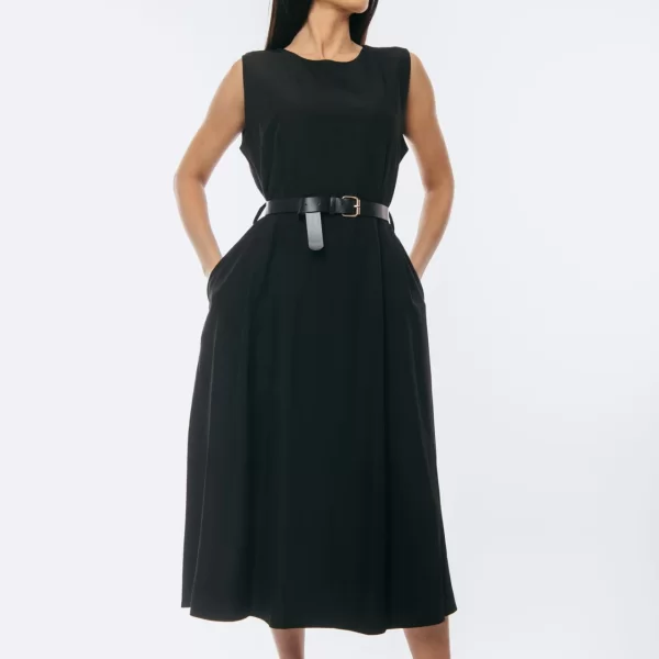 ΦΟΡΕΜΑ MIDI ΜΕ ΖΩΝΗ ΜΑΥΡΟ Μαύρο