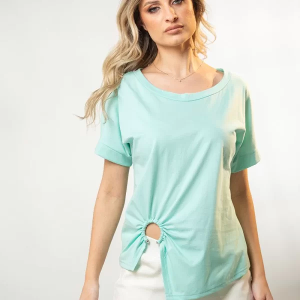 ΜΠΛΟΥΖΑ ΜΕ ΚΡΙΚΟ Μπλε