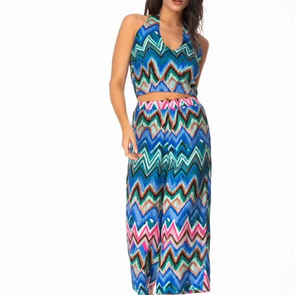 ΣΕΤ ΤΟΠ ΜΕ ΠΑΝΤΕΛΟΝΙ Μπλε