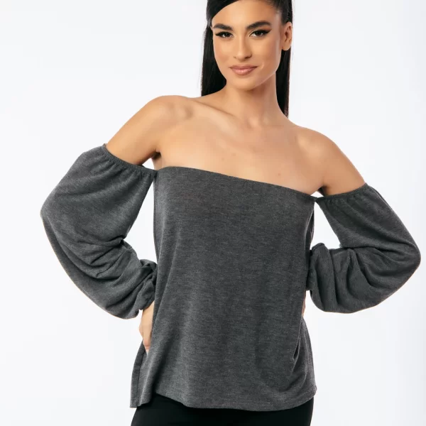 ΜΠΛΟΥΖΑ ΣΤΡΑΠΛΕΣ Γκρι