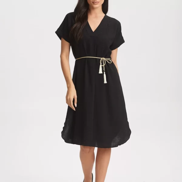 ΦΟΡΕΜΑ ΒΕ ΜΕ ΧΡΥΣΗ ΖΩΝΗ Μαύρο