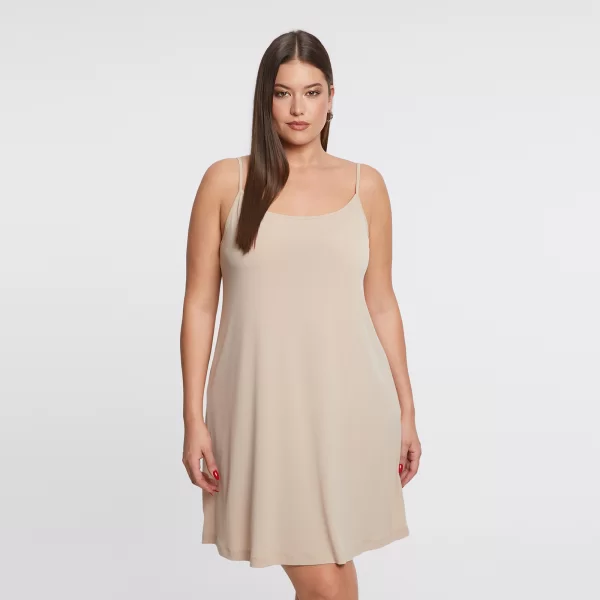 Basic super jersey αμάνικο φόρεμα