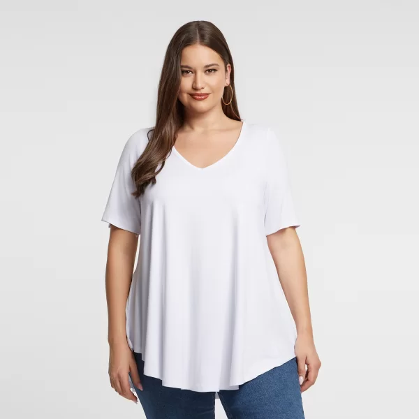 Basic μπλούζα με στρογγυλάδα