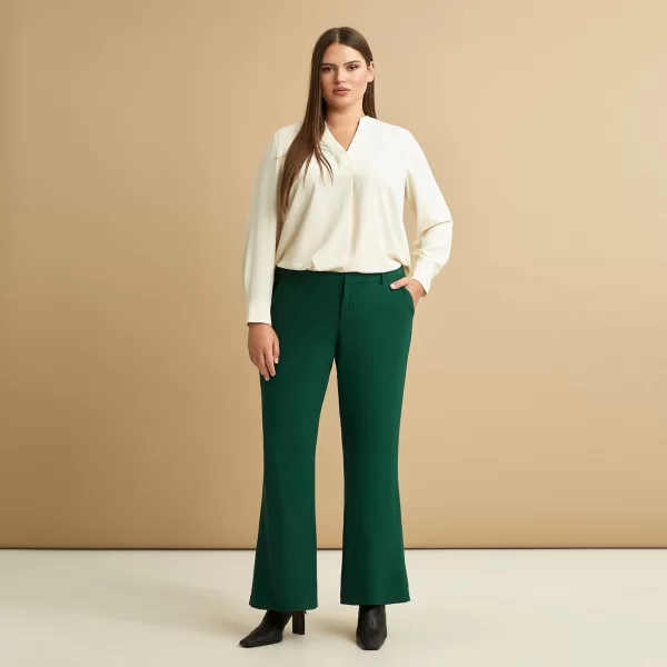 Παντελόνι καμπάνα κρεπ airwashed