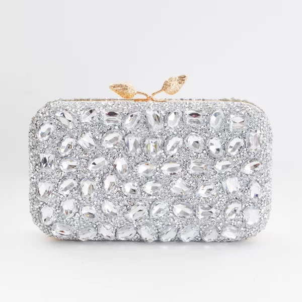 Τσάντα φάκελος με πέτρες & strass