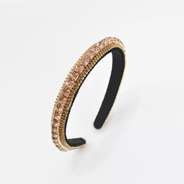 Στέκα με κρύσταλλα και χρυσές λεπτομέρειες