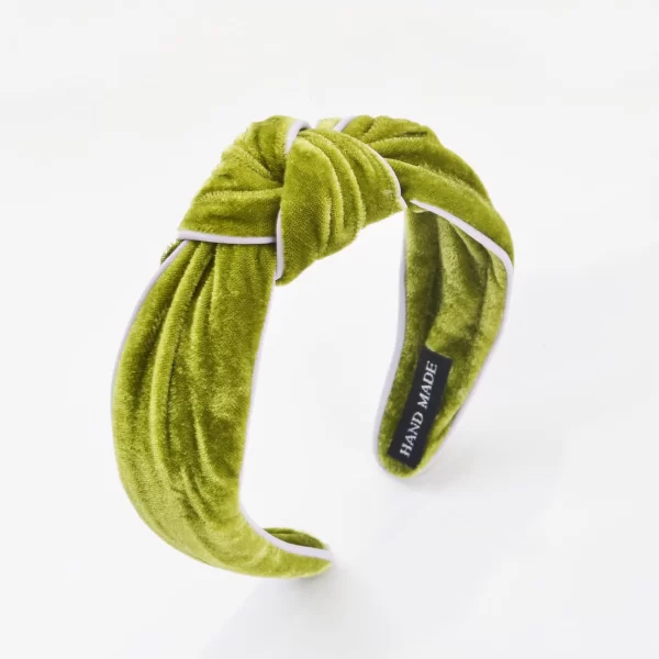 Στέκα βελούδινη με κόμπο & διχρωμία