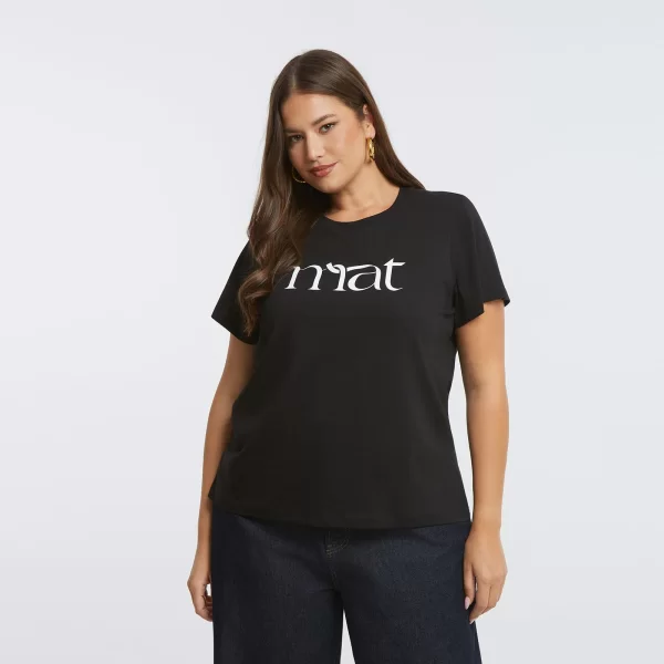 Μπλούζα t-shirt με mat logo