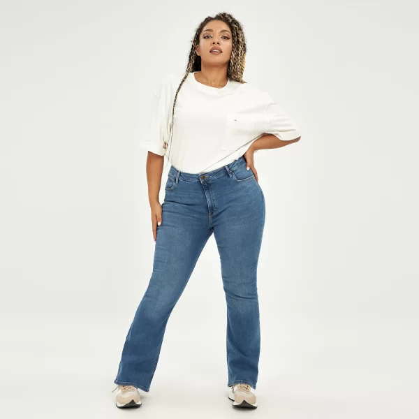 Τζιν Breese Boot Blue Denim