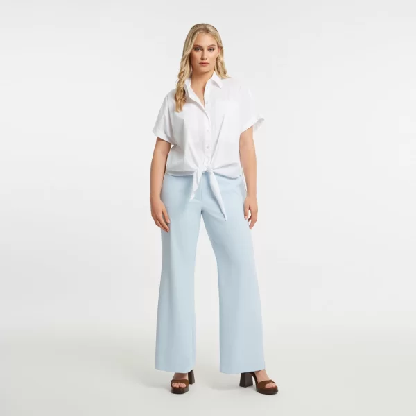 Wide-leg παντελόνι