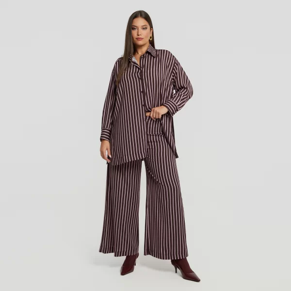 Ριγέ παντελόνα