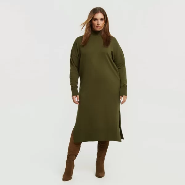 Πλεκτό φόρεμα ζιβάγκο