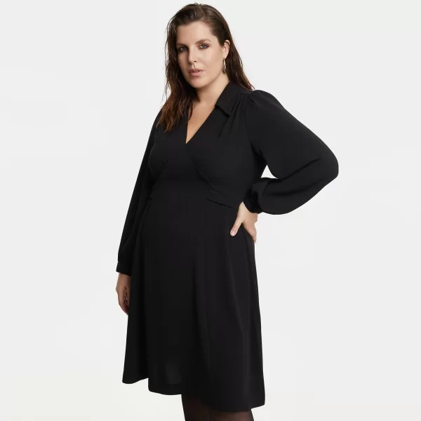 Midi φόρεμα με δέσιμο στη μέση