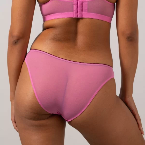 Σλιπ διχτυωτό Candy Pink