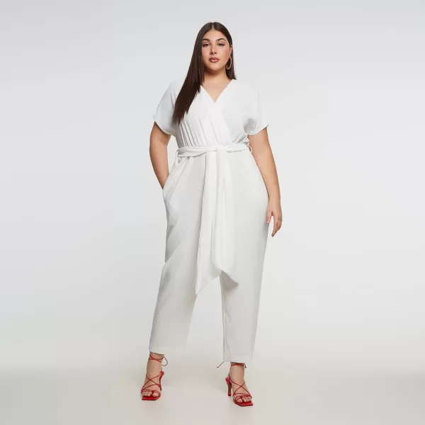 Ολόσωμη κρουαζέ φόρμα με δέσιμο