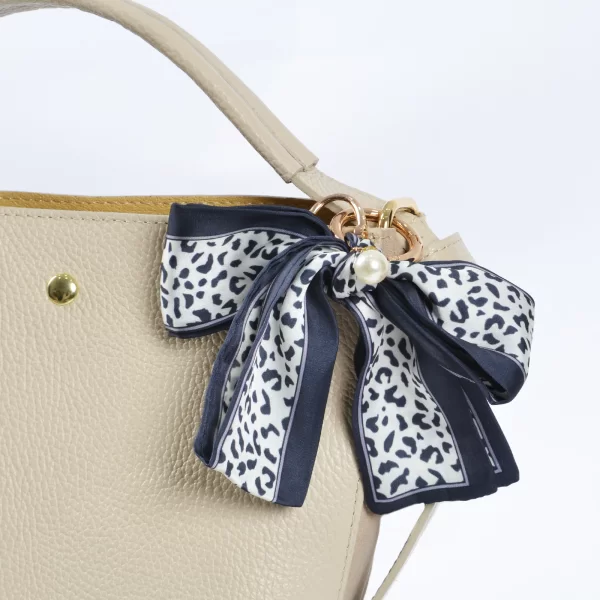 Μπρελόκ φιόγκος σε animal print