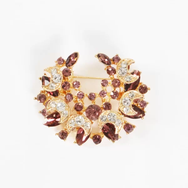 Καρφίτσα με πολύχρωμα στρας