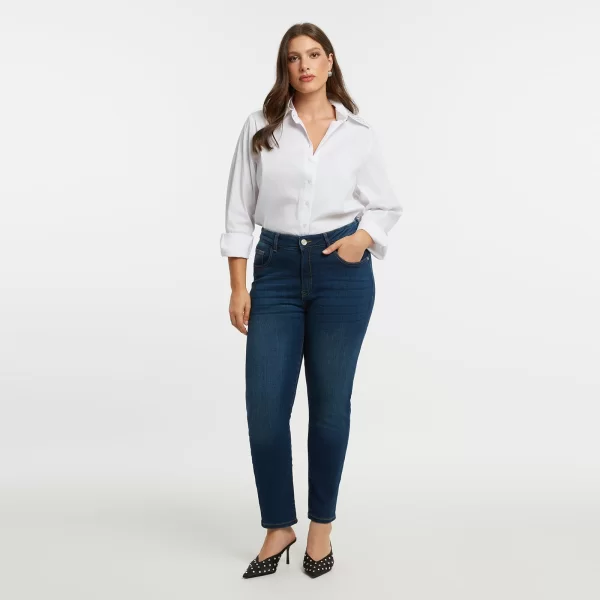 Ψηλόμεσο basic τζιν σε slim γραμμή