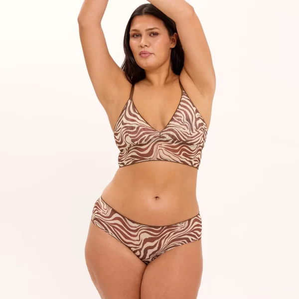 UNDERSTATEMENT Διχτυωτό Σουτιέν Zebra