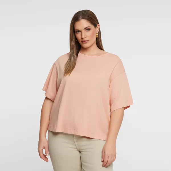 Basic βαμβακερό t-shirt