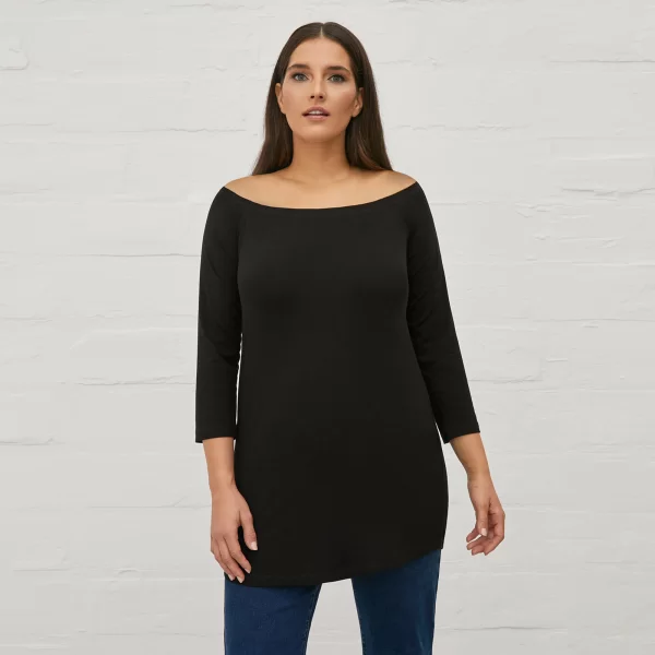 Basic μπλουζοφόρεμα έξωμο