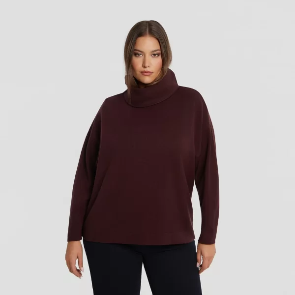 Basic πλεκτή μπλούζα ζιβάγκο